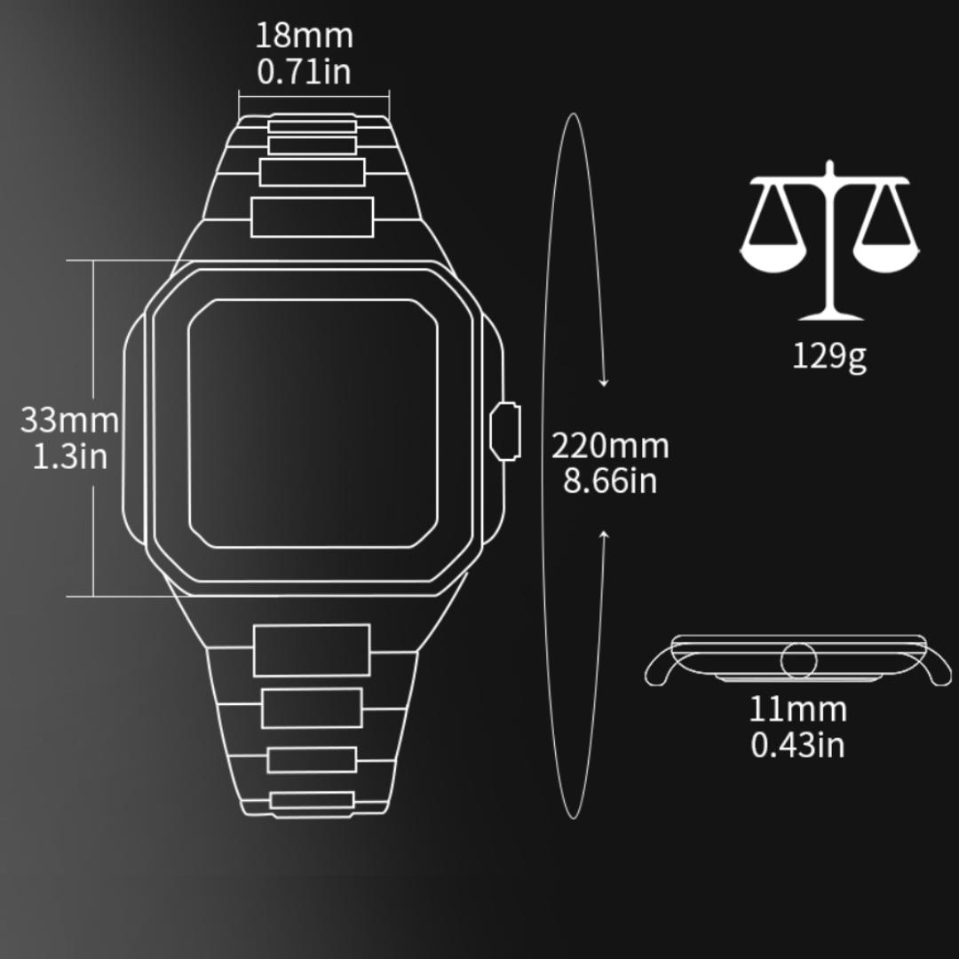 NIBOSI® Square Quartz Watch
